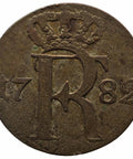 1782 A 1/24 Thaler Kingdom of Prussia Coin Friedrich II