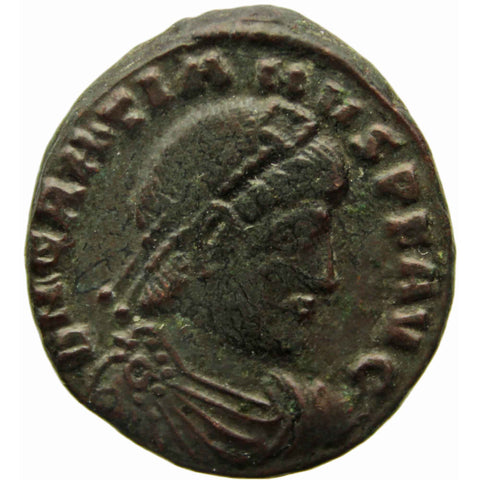 367 - 383 A.D. Roman Empire Gratian Bronze AE3 Coin Thessalonica Mint