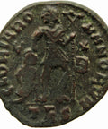 367 - 383 A.D. Roman Empire Gratian Bronze AE3 Coin Thessalonica Mint