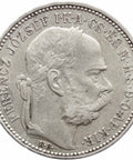 1 Korona 1893 KB Hungary Franz Joseph I Silver Coin