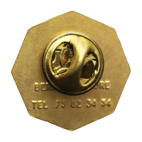 Pin Lourdes Badge Christian Vintage Christianity Religion Accessories Catholic Church Metal Enamel Brooch