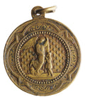 France Antique Medallion Religion Christian Christianity Medal Michael Pugnavit Cum Dracone Et Fecit Victoriam
