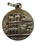 Notre-Dame de Paris Medallion Pendant Religious Vintage Medal Christianity Jesus Christ