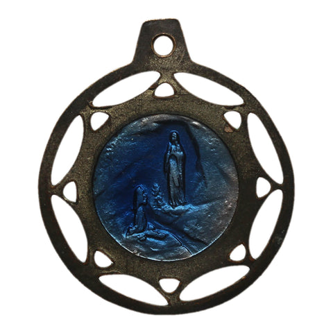 Christianity Religion Medallion Vintage Our Mary Pendant Accessories Jewellery