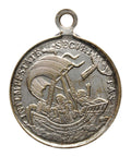 Saint George Vintage Medallion Pendant Sailboat