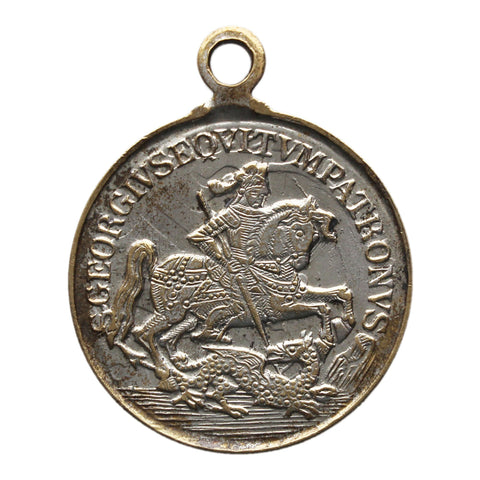 Saint George Vintage Medallion Pendant Sailboat