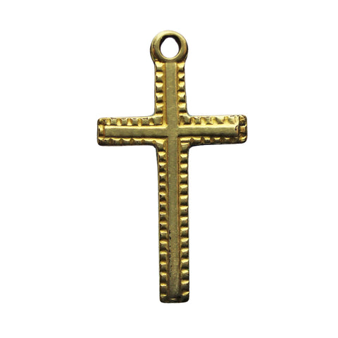 Christian Cross 14ct Gold Rolled Religion Vintage Jewellery Christianity Catholic Jesus Christ Necklace Church Crucifix