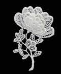 Vintage Brooch Knitted Rose Jewellery for Women Accessories Decoration Décor Women’s