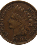 1902 One Cent United States Indian Head Coin