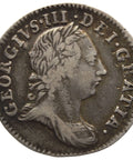 1762 3 Pence Maundy Coinage George III Great Britain Silver British Coin