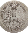 1899 Shilling Victoria Queen Coin Great Britain Silver British