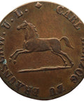 1829 CvC 2 Pfennige Karl II Duchy of Brunswick German states Coin