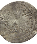 1469 - 1504 Half Real Spain Ferdinand of Aragon and Queen Isabella of Castile Hammered Silver Coin Seville