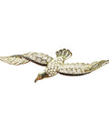Silver Brooch Seagull Bird Vintage Jewellery for Women Germany