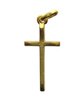 Cross 14ct Gold Rolled Christian Religion Vintage Jewellery Christianity Catholic Jesus Christ Necklace Church Crucifix