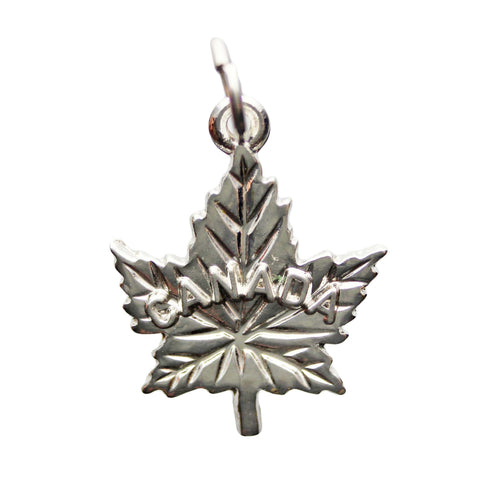 Maple Leaf Canada Vintage Pendant Sterling Silver Accessories Jewellery for Women Decoration Décor Women’s