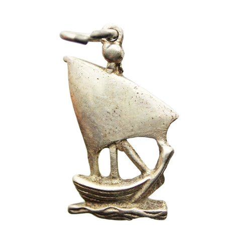 Vintage Boat Yacht Pendant Sterling Silver Accessories Jewellery for Women Decoration Décor Women’s