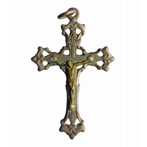 Christianity Pendant Cross Vintage Religious Jewellery for Women Accessories Decoration Catholic Décor Women’s
