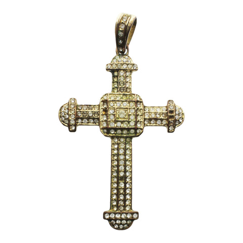 Large Cross Vintage Jewellery for Women Cross Pendant Christianity Religious Accessories Decoration Catholic Décor Women’s