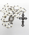 Vintage Beads Rosary Prayer Christianity Beads Jesus Christ Virgin Mary Religious Jewellery Crucifix