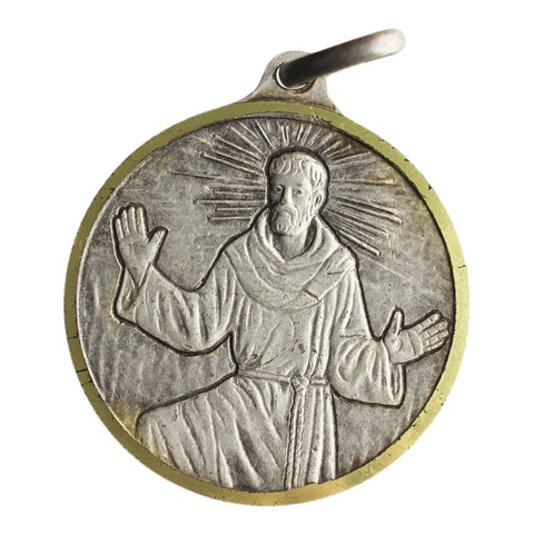Vintage Medallion Pendant Jewellery Christianity Religion Accessories