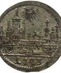 1773 1 Kreuzer Frankfurt Coin Germany Silver