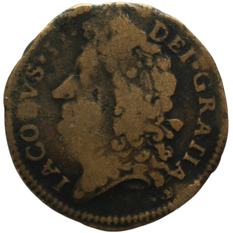 1689 Shilling James II Gun Money Ireland Coin