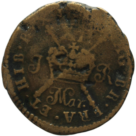 1689 Shilling James II Gun Money Ireland Coin