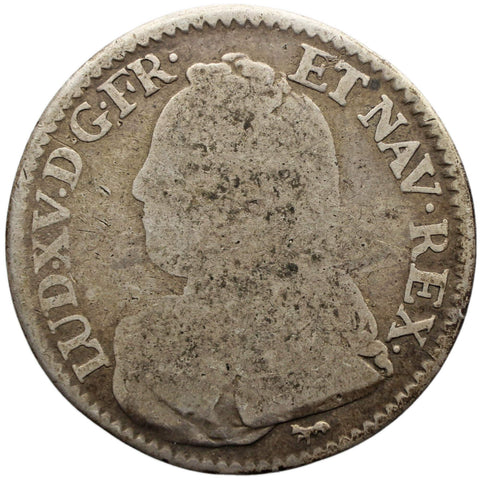 1726 A 24 Sols France Louis XV Silver Coin Paris Mint