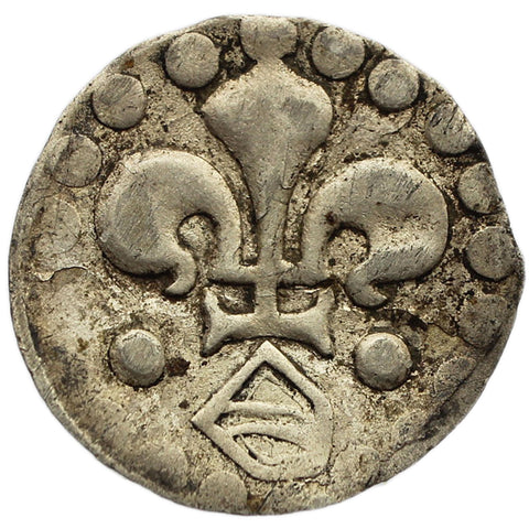 1372 – 1431 1 Pfennig Lilienpfennig Silver Coin City of Strasbourg German states
