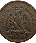 1887 Mo 1 Centavo Mexico Coin