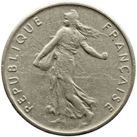 1969 Half Franc France Coin