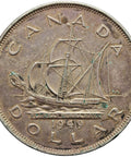 1949 Dollar Canada Coin George VI Silver