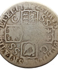 1723 Shilling George I Silver Coin United Kingdom SS and C in angles