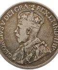 1912 25 Cents Canada Coin George V Silver