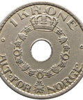 1925 1 Krone Norway Haakon VII Coin