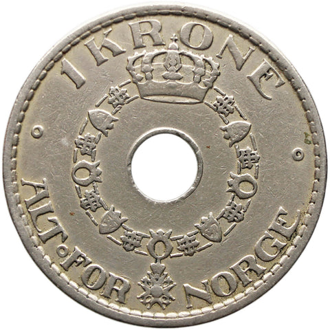 1925 1 Krone Norway Haakon VII Coin