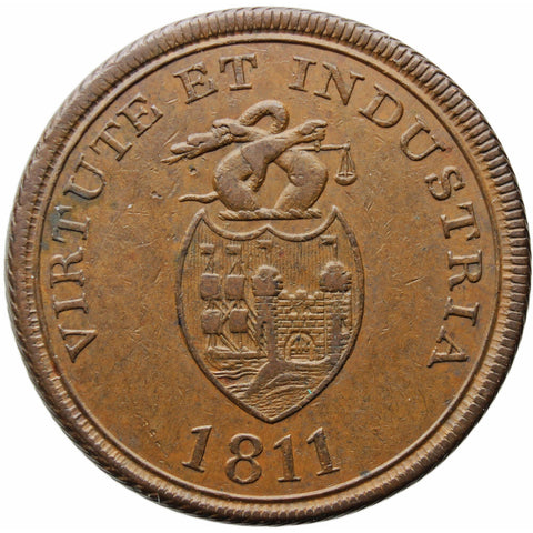 1811 Half Penny Token Bristol Brass and Copper Company