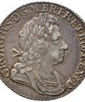 1723 Shilling George I Coin UK Silver SS and C in angles