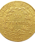 1803 A 20 Francs France Gold Coin Napoleon Bonaparte Premier Consul Paris Mint