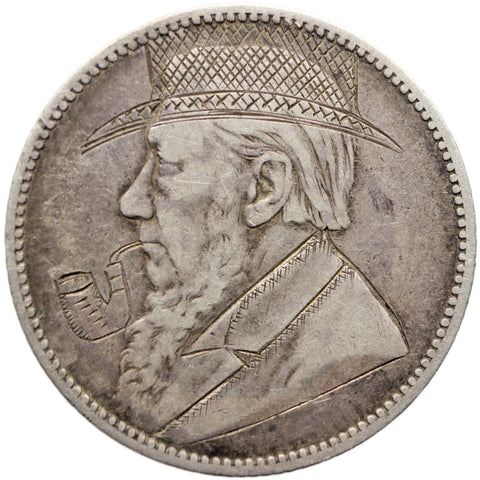 Trench Art Anglo Boer War 1894 Shilling South Africa Coin Paul Kruger