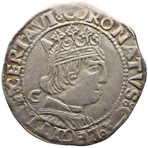 1472-1488 1 Coronato Naples Coin Italy Coin Ferdinando I Silver