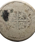 1719-1729 2 Reales Spain Coin Philip V Segovia Mint Silver