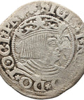 1534 Groschen Gdansk Coin Poland Silver Sigismund I the Old