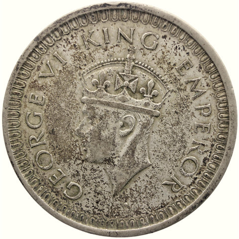 1942 Rupee British India Coin George VI Silver Bombay Mint