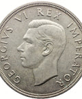 1947 5 Shillings South Africa Coin George VI Silver Crown
