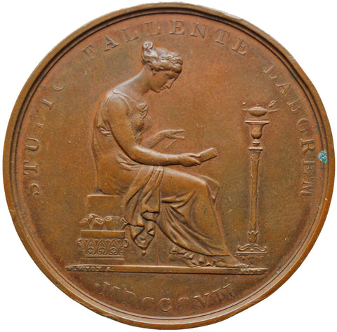 1807 Antique Large Medal London Institution Number 177 Medallist William Wyon