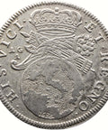 1684 1 Tari Naples Italy Coin Charles II Silver