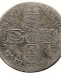 1696 Shilling William III Great Britain Coin Silver York Mint