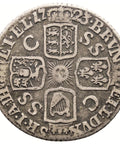 1723 Sixpence George I Coin UK Silver SS and C in angles